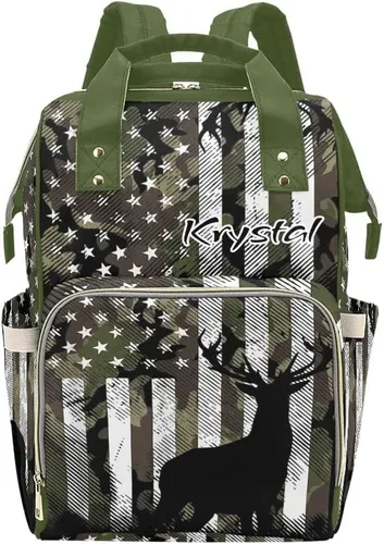 Vista 19 de XOZOTY Mochila de pañales personalizada con nombre para hombres y mujeres, bolsas de bebé de enfermería personalizadas, bolsa de viaje para hombros