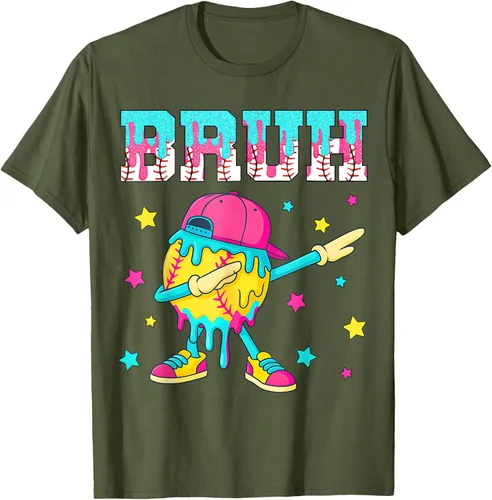 Vista 90 de Baseball Life Style 101 Apparel Youth Drip Baseball Boys Kid Camiseta