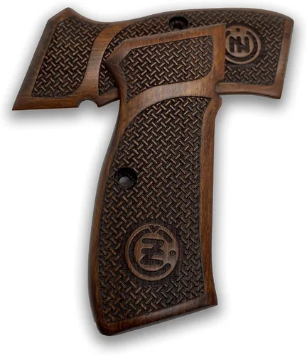 Vista 3 de CZ-75 - Empuñadura de pistola hecha a mano de madera de nogal Ars.055 (clásica 2)