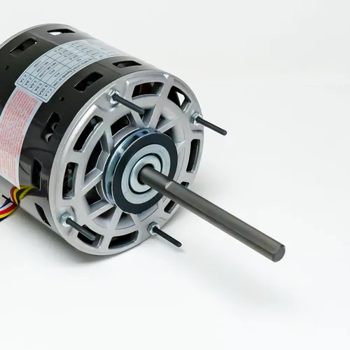 Vista 3 de NBK 20585 Motor del soplador del manipulador de aire del horno 1/2 a 1/6 HP 1075 RPM 115 voltios reemplazo para 5460 4 velocidades