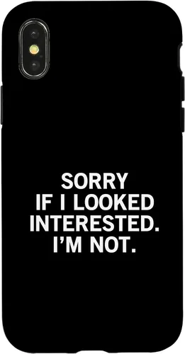 Vista 5 de Sorry If I Looked Interested I'm Not Funda para iPhone 17