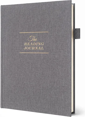 Vista 8 de JXSELECT Diario de Lectura Elegante - Registro de 60 Reseñas de Libros con Soporte para Bolígrafo y Bolsillo Trasero - Rastrea tu Progreso de Verde