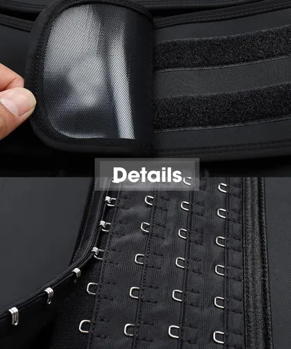 Vista 5 de ASHLONE Waist Trainer for Women Latex Underbust Cincher Sport Corset Trimmer Belt