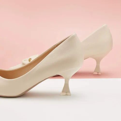 Vista 3 de C.Paravano Zapatos de tacón bajo para mujer I Zapatos de tacón bajo para mujer I Zapatos de tacón de diseñador I Kitten para mujer I Tacones cortos