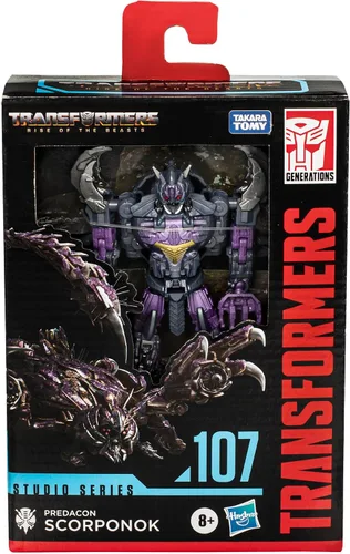 Vista 4 de Transformers Toys Studio Series Deluxe Rise of the Beasts 107 Predacon