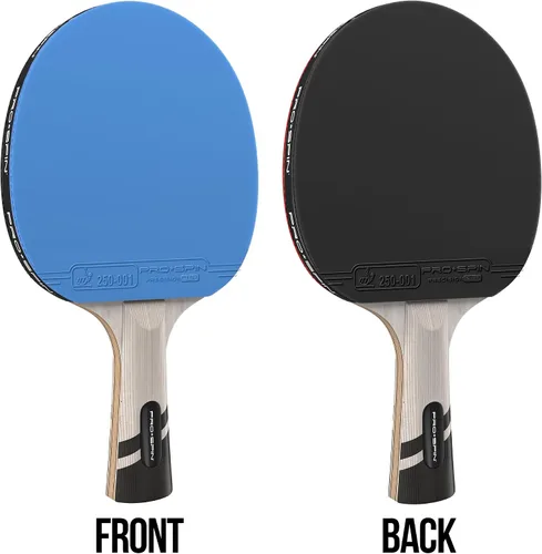Vista 6 de PRO-SPIN Ping Pong Paddles – ITTF Approved Professional Table Tennis Rackets with Carbon Fiber for Superior Control 7-Ply Blade, Premium Rubber
