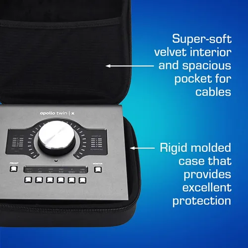 Vista 3 de ANALOG CASES Universal Audio Apollo Twin Case - Funda GLIDE compacta personalizada para viajes
