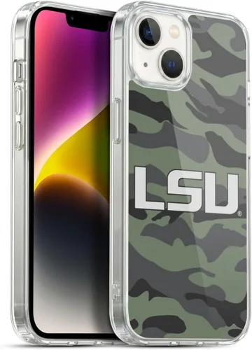 Vista 154 de Head Case Designs Funda de gel suave con licencia oficial de la Universidad Estatal de Louisiana LSU Camou compatible con Apple iPhone 7 Plus/iPhone