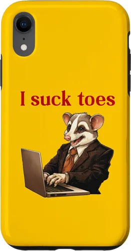 Vista 24 de Funda para iPhone 12 Pro Max Funny Feet Lover Lamiendo los dedos del pie Humor extraño I Chuck Toes
