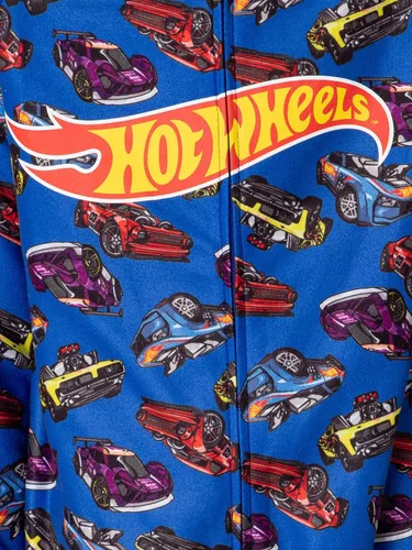 Vista 3 de INTIMO Hot Wheels - Pijama para dormir sin pies para niños