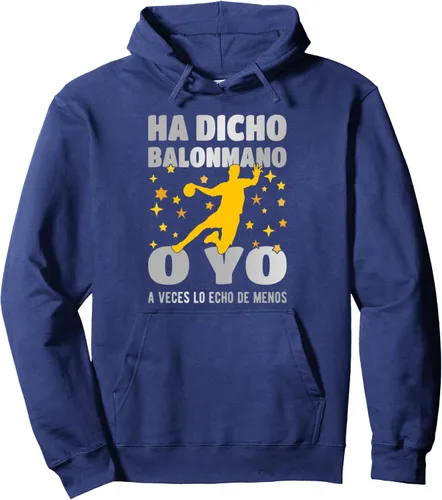 Vista 5 de Dijo El Balonmano O Yo. Le Extraño Pullover Hoodie