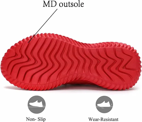 Vista 6 de Zapatos deportivos para correr para hombre, ligeros, transpirables, de malla