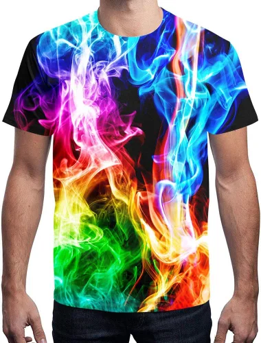 Vista 3 de Hgvoetty - Camisetas unisex con impresión 3D
