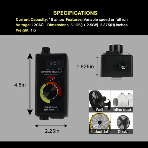 Vista 4 de Controlador de velocidad del ventilador del motor Bully