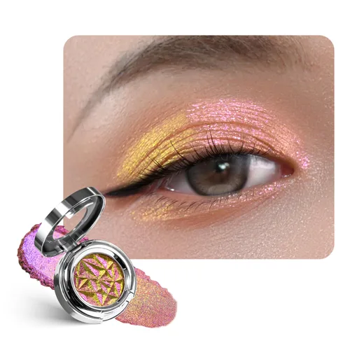 Vista 14 de CHARMACY Star Bomb - Sombra de ojos multicolor con purpurina, paleta de sombras de ojos que cambian de color, sombras de ojos en crema altamente