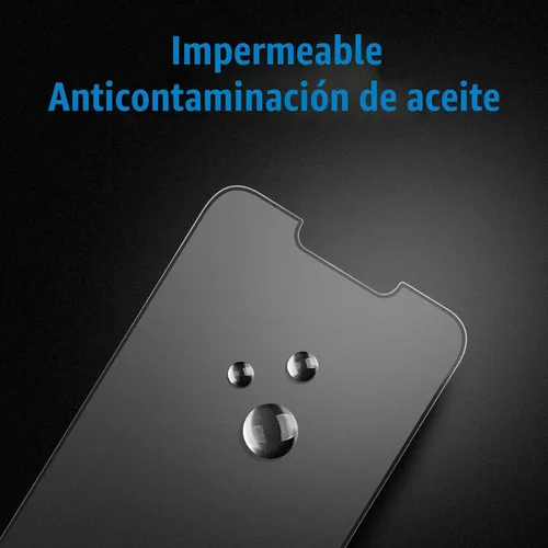 Vista 5 de Mothca Protector de pantalla de vidrio templado mate para iPhone 13 mini, antirreflejo, dureza 9H, tacto suave, fácil instalación, sin burbujas