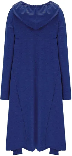 Vista 5 de Xuan2Xuan3 sudadera holgada con bolsillos canguro abrigo de vestir para mujer