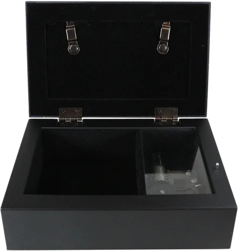 Vista 3 de Ebros Gift Cottage Garden - Caja de música con piedra natal y flores, toca todas las canciones clásicas americanas