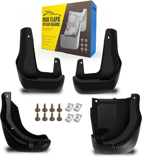 Vista 12 de Aleta de lodo Compatible con 2009-2010 Do-dge Ram 1500/2500/3500, 11-18 Ram 1500/2500/3500, Compatible con ruedas traseras simples, No es compatible