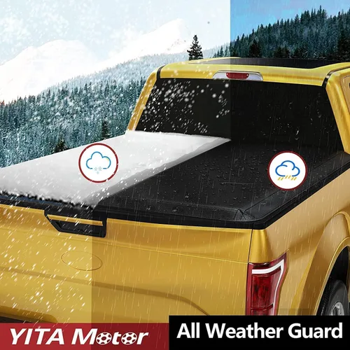 Vista 5 de YITAMOTOR - Funda suave enrollable para tonneau de camioneta de 5 pies, compatible con Nissan Frontier 2005-2025 (NO México), plataforma Fleetside