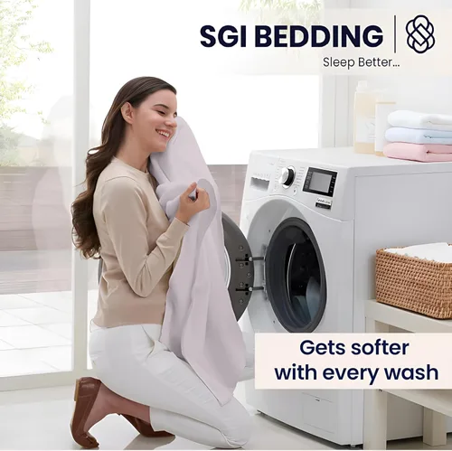 Vista 6 de SGI Bedding - Juego de sábanas para cama Twin, algodón egipcio 100% suave de lujo, color azul claro, 1000 hilos 02 - Gris claro