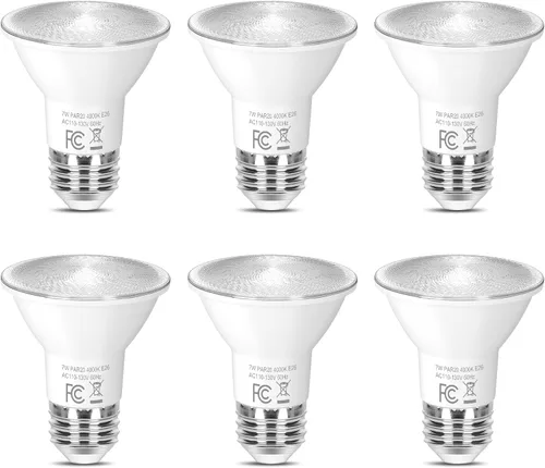 Vista 16 de Brightever Bombillas LED PAR20, bombillas de inundación equivalentes a 50 W, regulables, blanco cálido de 2700 K, bombilla PAR20 de ahorro de 2700K