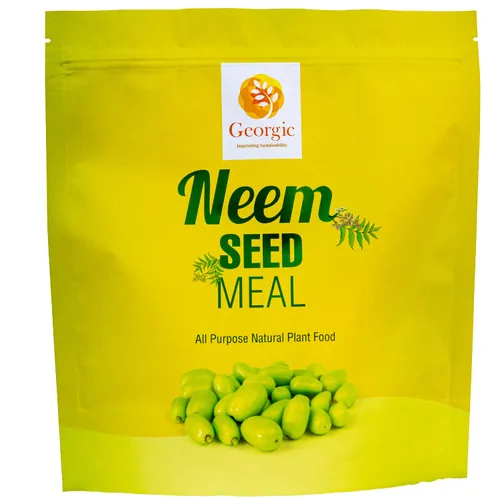 Vista 3 de Harina de semillas de neem premium, fertilizante natural para jardinería y enmienda del suelo, protege tu jardín con fertilizante orgánico