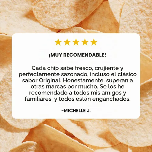 Vista 7 de The Good Crisp Company, Cheddar blanco envejecido, papas fritas sin gluten (recipientes de 5.6 onzas, paquete de 8), sin OMG, apto para alérgenos