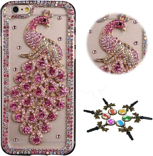 Vista 9 de Bling Case Compatible Huawei Mate SE/Honor 7 - Elegante - 3D Handmade Design Bling Cover Case for Huawei Mate SE/Honor 7X Flores de camelia