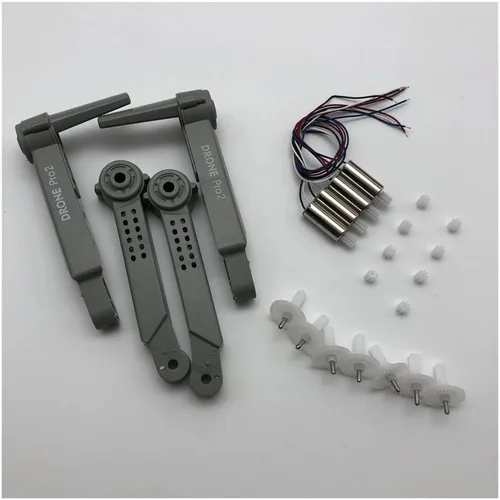 Vista 2 de RC Drone Spare Parts Motors Engines Quadcopter Arm Blades Gear For E99 Pro S70 Pro(Black)