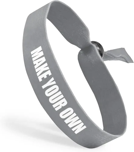 Vista 26 de Pulseras de tela con cuentas ajustables reutilizables Totalmente personalizables Ideal para conciencia, promociones y eventos Disponible a