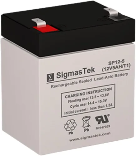 Vista 10 de SigmasTek Leoch Battery DJW12-4.5 - Batería de repuesto - Terminal F1 de 12 voltios 5 AH (2 unidades)