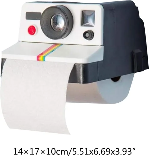 Vista 5 de Retro Cámara Titulares de Papel Higiénico Hogar Higiénico Deco Caja de Pañuelos