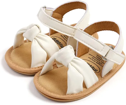 Vista 4 de WILLFUN Sandalias de verano para bebés niños y niñas, puntera cerrada, suela de goma suave, zapatos para exteriores para niños pequeños que caminan