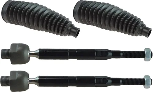 Vista 34 de TRQ Kit de dirección delantera con barra de acoplamiento de fuelle de piñón y cremallera compatible con Toyota Echo 2000-2005