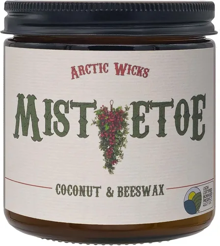 Vista 21 de Macarrón de Almendra Velas Perfumadas Arctic Wicks de Coco y Cera de Abeja Vela de Ámbar No Tóxica de 16oz para Decoración de Otoño