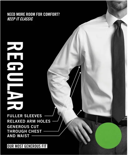 Vista 2 de Ward St - Camisas de vestir de corte regular para hombre