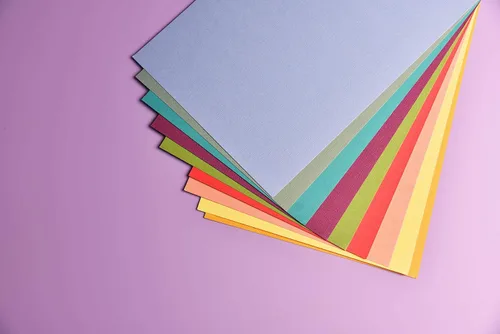 Vista 4 de Sizzix Surfacez - Cartulina, 8 1/4" x 11 3/4", 20 colores surtidos, 80 hojas, 663007