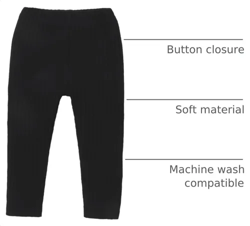Vista 2 de U·nikaka Paquete de 5 pantalones unisex para bebés de 0 a 48 meses en gris, blanco, negro, naranja y rosa 207092-negro