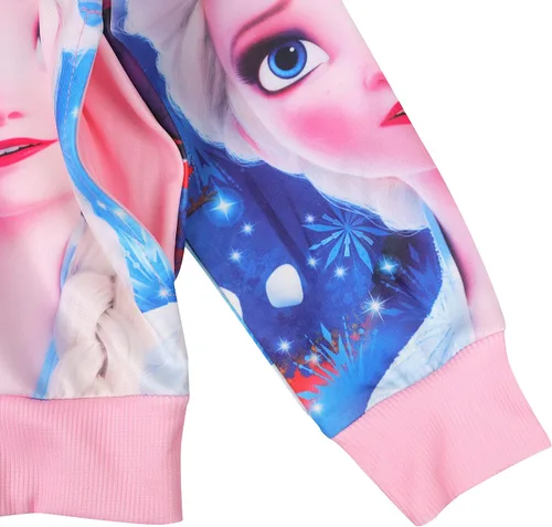 Vista 4 de WYYXXT Abrigo de manga larga con capucha y cremallera para niñas pequeñas