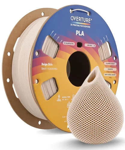 Vista 18 de OVERTURE Paquete de 10 filamentos PLA de 0.069 lbs (0.069 in), filamento de impresora 3D de herido ordenado, paquete de 10 bobinas de 2.2 libras