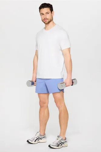 Vista 60 de Fabletics The One - Pantalón corto para hombre (forro), entrenamiento, natación, ligero, de secado rápido, bolsillo con cremallera, tejido elástico
