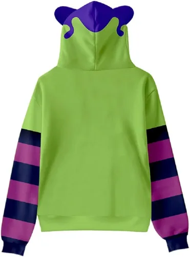 Vista 2 de LILLIWEEN Anime Cosplay Costume Hoodies 3D Anime Pullover Adult Long Sleeve Printed Sweatshirt