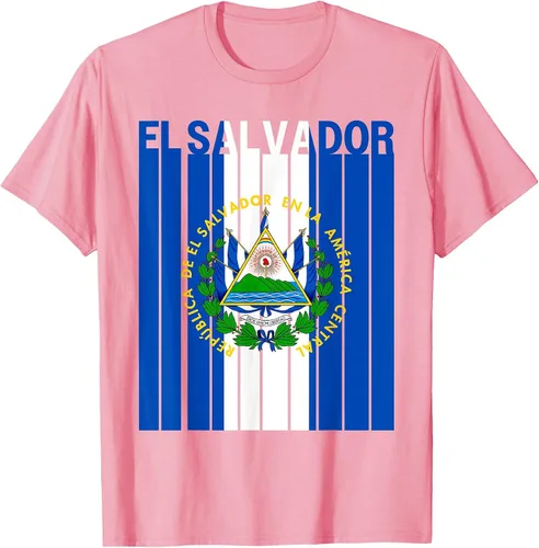 Vista 5 de Camiseta con la bandera de El Salvador