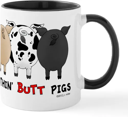 Vista 11 de CafePress Black Sheep Mug Taza de café de cerámica de 11 oz (11.0 fl oz)