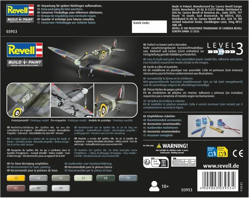 Vista 8 de Revell de Alemania Spitfire Mk. Lia. Kit de construcción