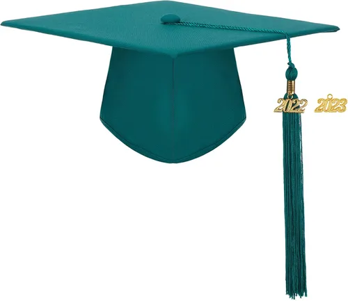 Vista 4 de GradClassical Unisex Matte Graduation Gown Cap Tassel Set 2022 2023 for High School and Bachelor