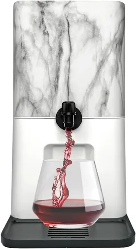 Vista 9 de Dispensador de Bebidas y Vino de Caja Bebly Diseño de Corcho Aislado - Sin Sudoración - Sin Bebidas Diluidas - Simple - Elegante - Dispensador
