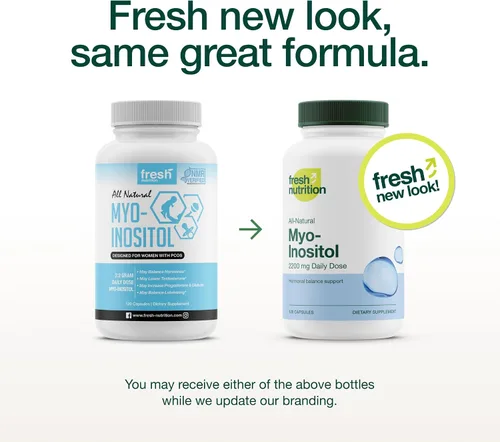 Vista 2 de Myo-inositol - 2200 mg más fuerte RMN verificado - 120 cápsulas de polvo de alta potencia - Mejor valor mio-inositol - Hecho en los Estados Unidos