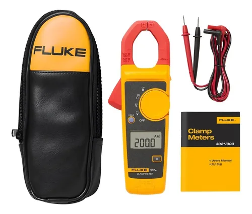 Vista 4 de Fluke 302+ Multímetro de Pinza Digital, Mandíbula de 30mm, Mide Corriente AC hasta 400A, Mide Voltaje AC/DC hasta 600V, Resistencia, Continuidad
